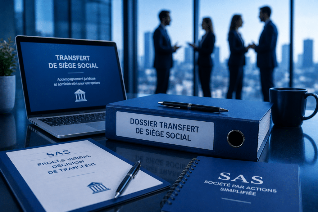 transfert de siège social sas