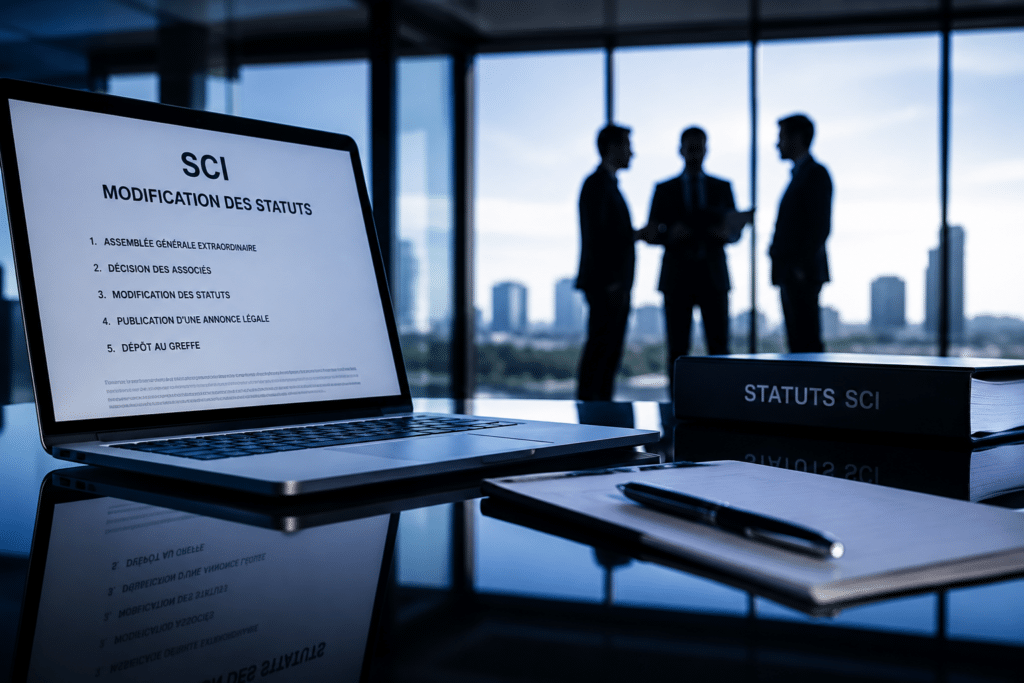 comment modifier les statuts d'une sci